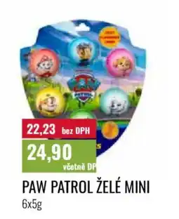 Ratio Paw patrol želé mini nabídka