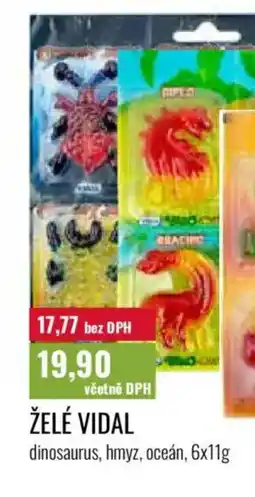Ratio Želé Vidal nabídka