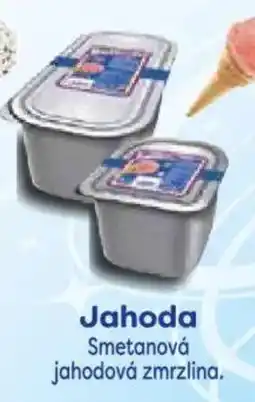 Ratio Jahoda Smetanová jahodová zmrzlina nabídka