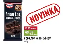 Ratio Dr.Oetker čokoláda na pečení 46% nabídka