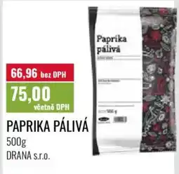 Ratio Drana paprika pálivá nabídka