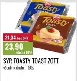 Ratio Sýr Toasty Toast Zott nabídka