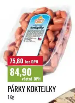 Ratio Párky koktejlky nabídka