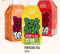 Ratio Popstar tea nabídka