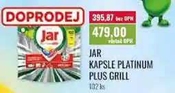 Ratio Jar kapsle platinum plus grill nabídka