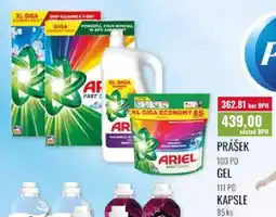 Ratio Ariel prášek,gel ,kapsle nabídka