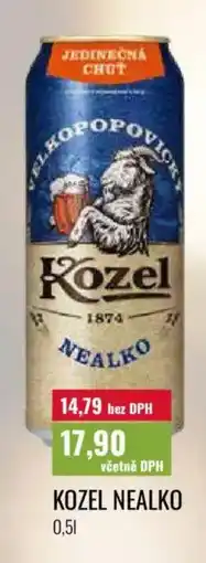 Ratio Kozel nealko nabídka