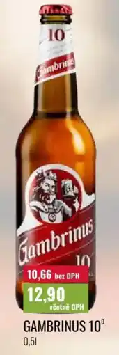 Ratio Gambrinus 10° nabídka