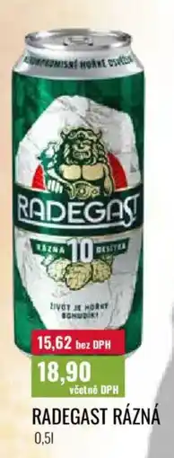 Ratio Radegast rázná nabídka