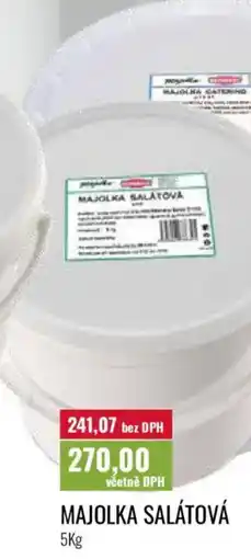 Ratio Majolka salátová nabídka