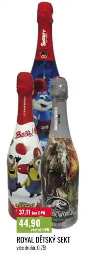 Ratio Royal dětský sekt nabídka
