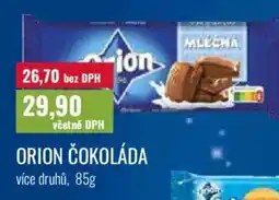 Ratio Orion čokoláda nabídka