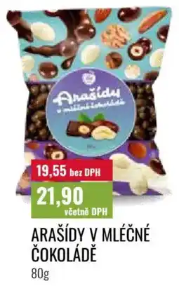 Ratio Arašídy v mléčné čokoládě nabídka