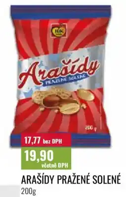 Ratio Arašídy pražené solené nabídka