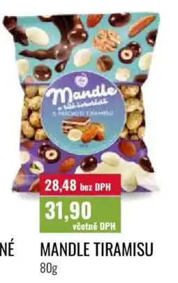 Ratio Mandle tiramisu nabídka