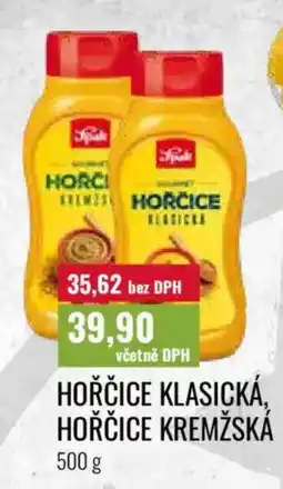 Ratio Spak hořčice klasická, hořčice kremžská nabídka