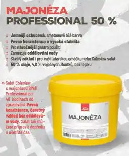 Ratio Spak majonéza professional 50 % nabídka