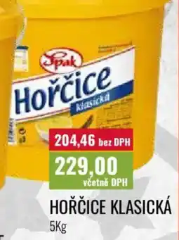Ratio Spak hořčice klasická nabídka