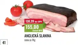 Ratio Anglická slanina nabídka