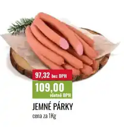 Ratio Jemné párky nabídka