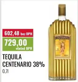 Ratio Tequila Centenario 38% nabídka