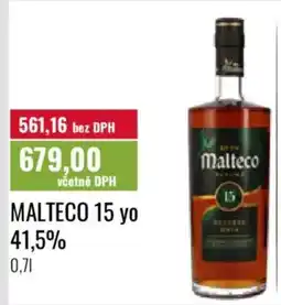 Ratio Malteco 15 yo 41.5% nabídka