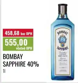 Ratio Bombay Sapphire 40% nabídka