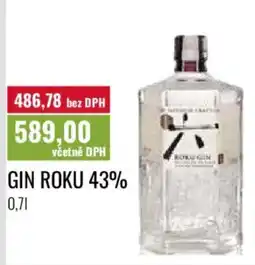 Ratio Gin roku 43% nabídka