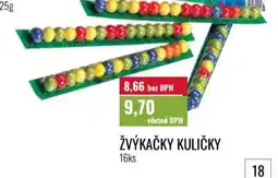 Ratio Haribo žvýkačky kuličky nabídka