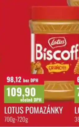 Ratio Lotus pomazánky nabídka