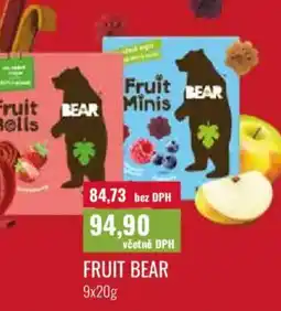 Ratio Fruit Bear nabídka