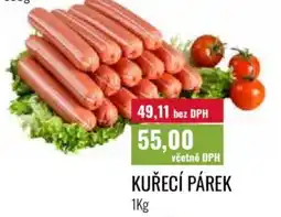 Ratio Kuřecí párek nabídka
