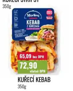Ratio Morliny kuřecí kebab nabídka