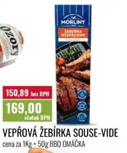 Ratio Morliny vepřová žebírka souse-vide nabídka
