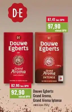 Ratio Douwe Egberts: Grand Aroma, Grand Aroma Intense nabídka