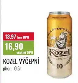 Ratio Kozel výčepní nabídka