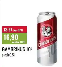 Ratio Gambrinus 10° nabídka