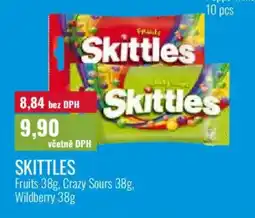 Ratio Skittles nabídka
