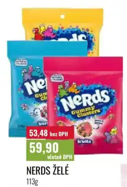 Ratio Nerds želé nabídka