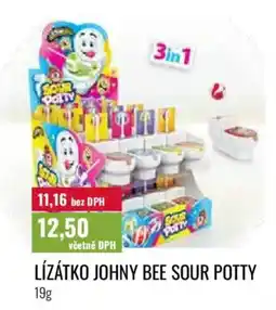Ratio Lízátko johny bee sour potty nabídka
