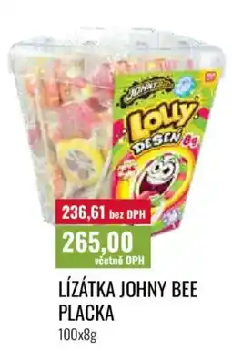 Ratio Lízátka johny bee placka nabídka
