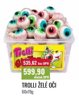 Ratio Trolli želé oči nabídka
