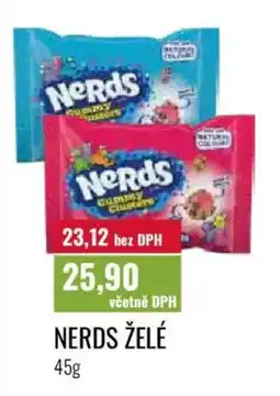 Ratio Nerds želé nabídka