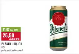 Ratio Pilsner Urquell nabídka