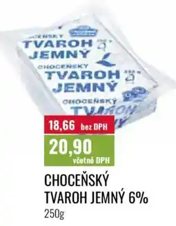 Ratio Choceňský tvaroh jemný 6% nabídka