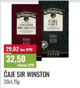 Ratio Čaje sir winston nabídka