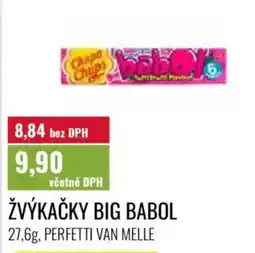 Ratio Perfetti Van Melle Žvýkačky Big Babol nabídka