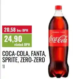 Ratio Coca-Cola, Fanta, Sprite, Zero-Zero nabídka