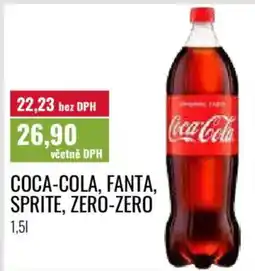 Ratio Coca-Cola, Fanta, Sprite, Zero-Zero nabídka