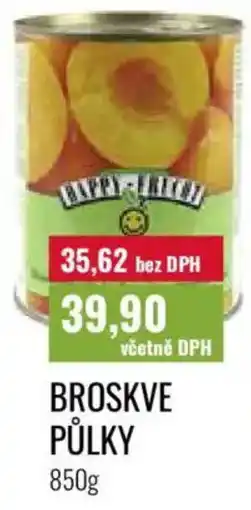 Ratio Broskve půlky nabídka